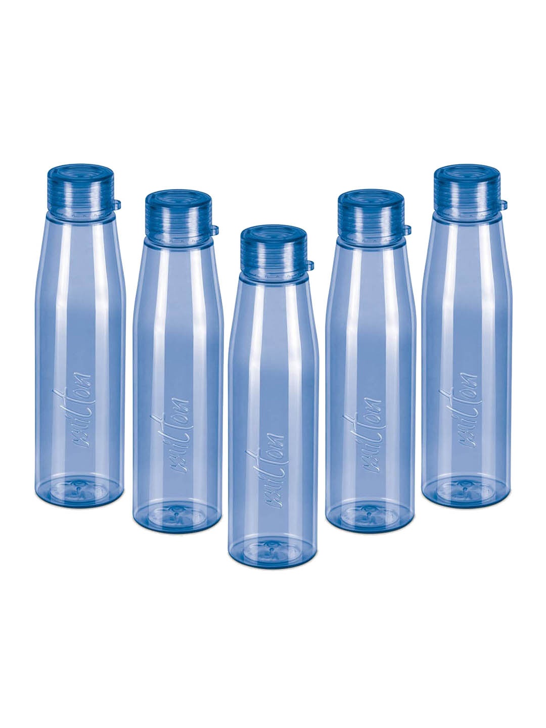 

Milton Set Of 5 Blue Ripple 1000 BPA Free Leak Proof Pet Bottle 946 ml Each