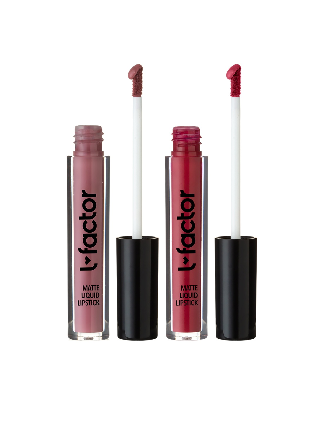 

L Factor Cosmetics Combo of 2 Cest La Belle Vegan Liquid Lipstick, Pink