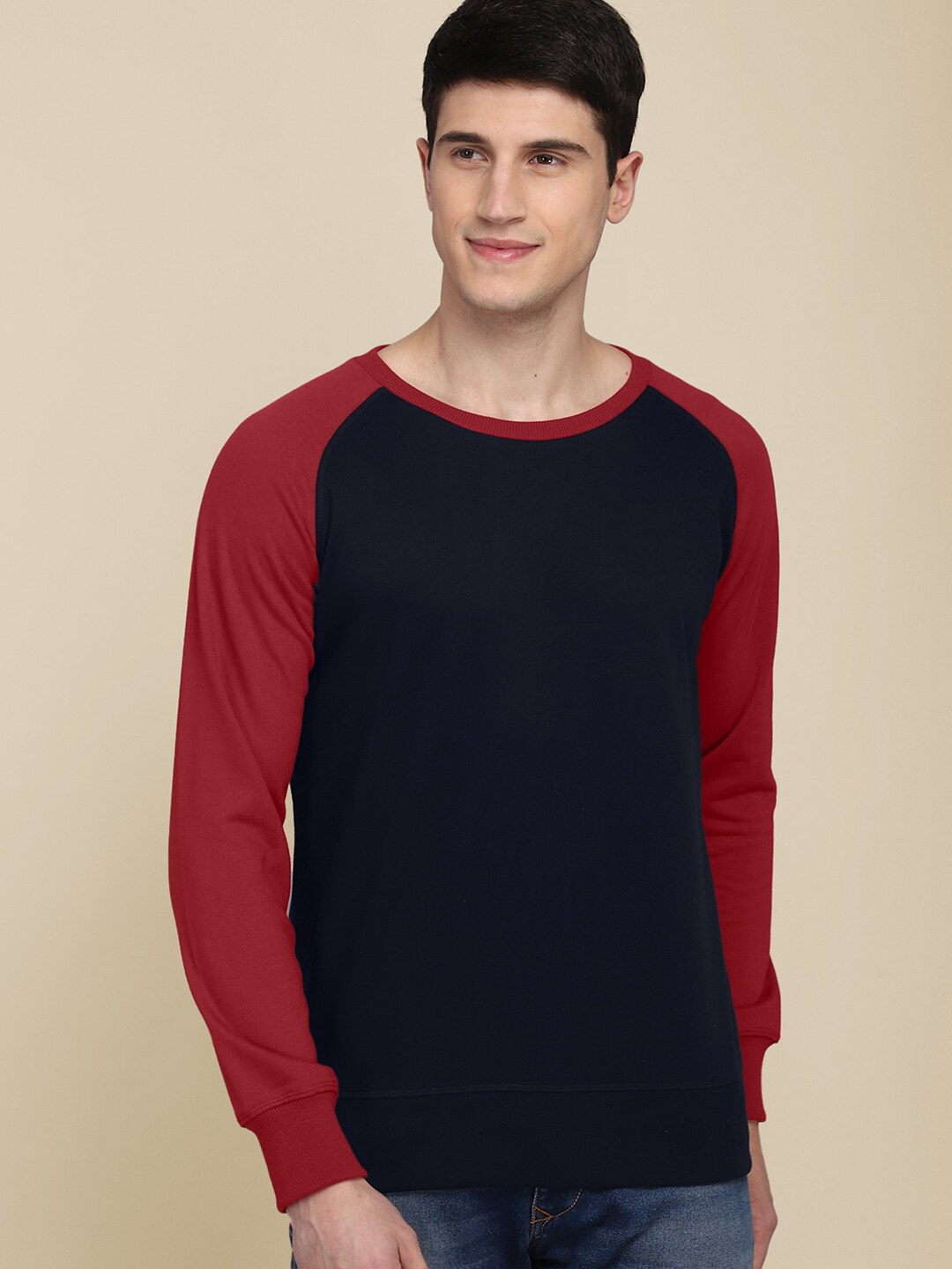 

Free Authority Men Blue Colourblocked Sweatshirt