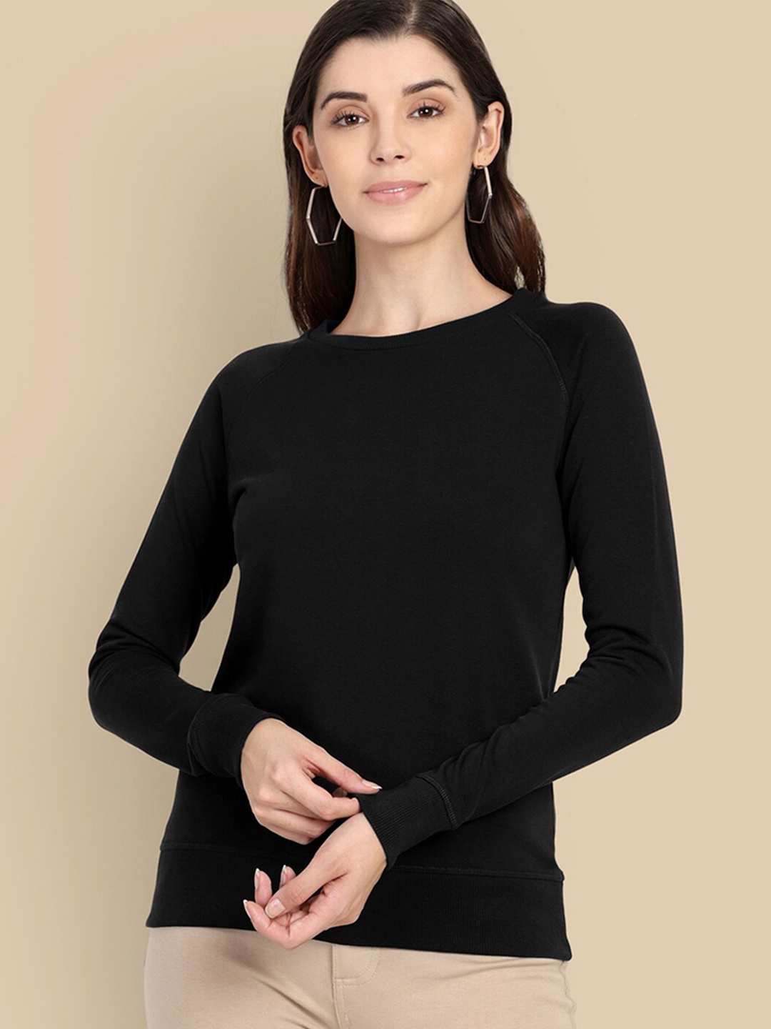 

Free Authority Women Black Sweatshirt