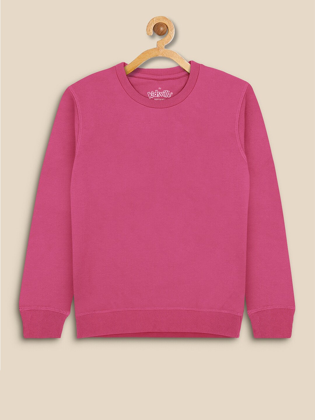 

Kids Ville Girls Pink Sweatshirt