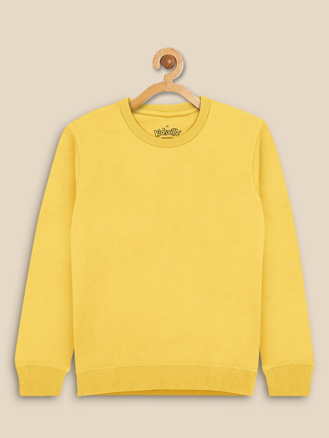 

Kids Ville Girls Yellow Sweatshirt