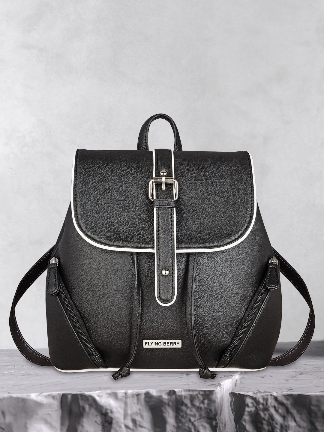 

FLYING BERRY Women Black Backpacks