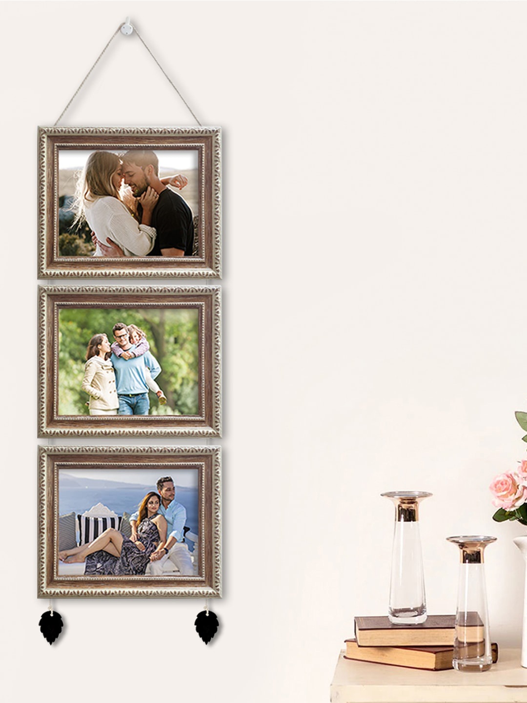 

Art Street Set Of 3 Wall Hanging Photo Frame, White