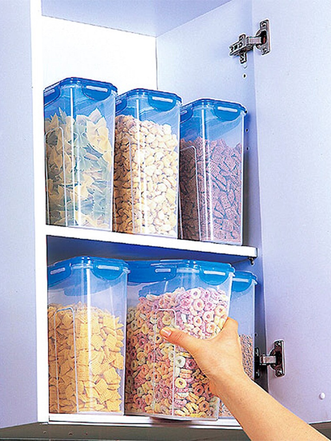 

Lock & Lock Transparent Set of 3 Food Storage Container 3.9 Liters Each