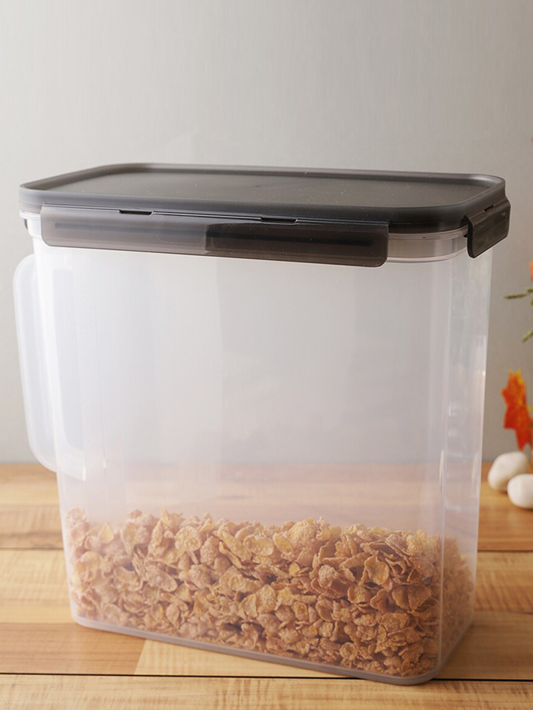 

Lock & Lock Transparent Set of 2 Solid Storage Container With Lid 9.6 Liters Each
