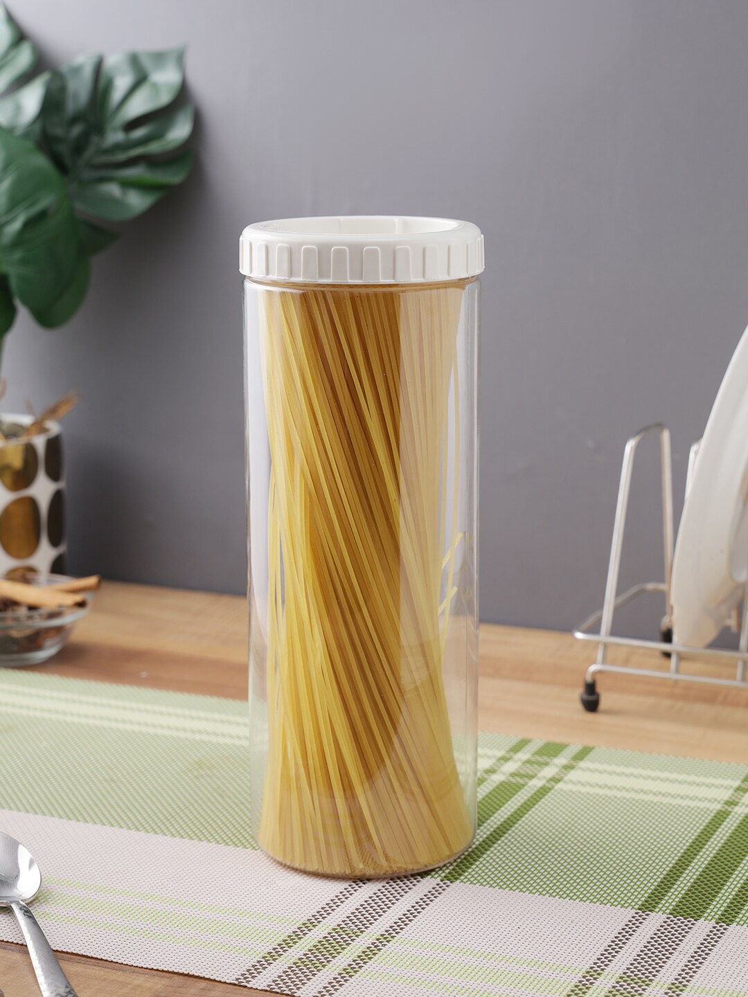 

Lock & Lock Set of 2 Refrigerator Food Storage Plastic Container, Transparent