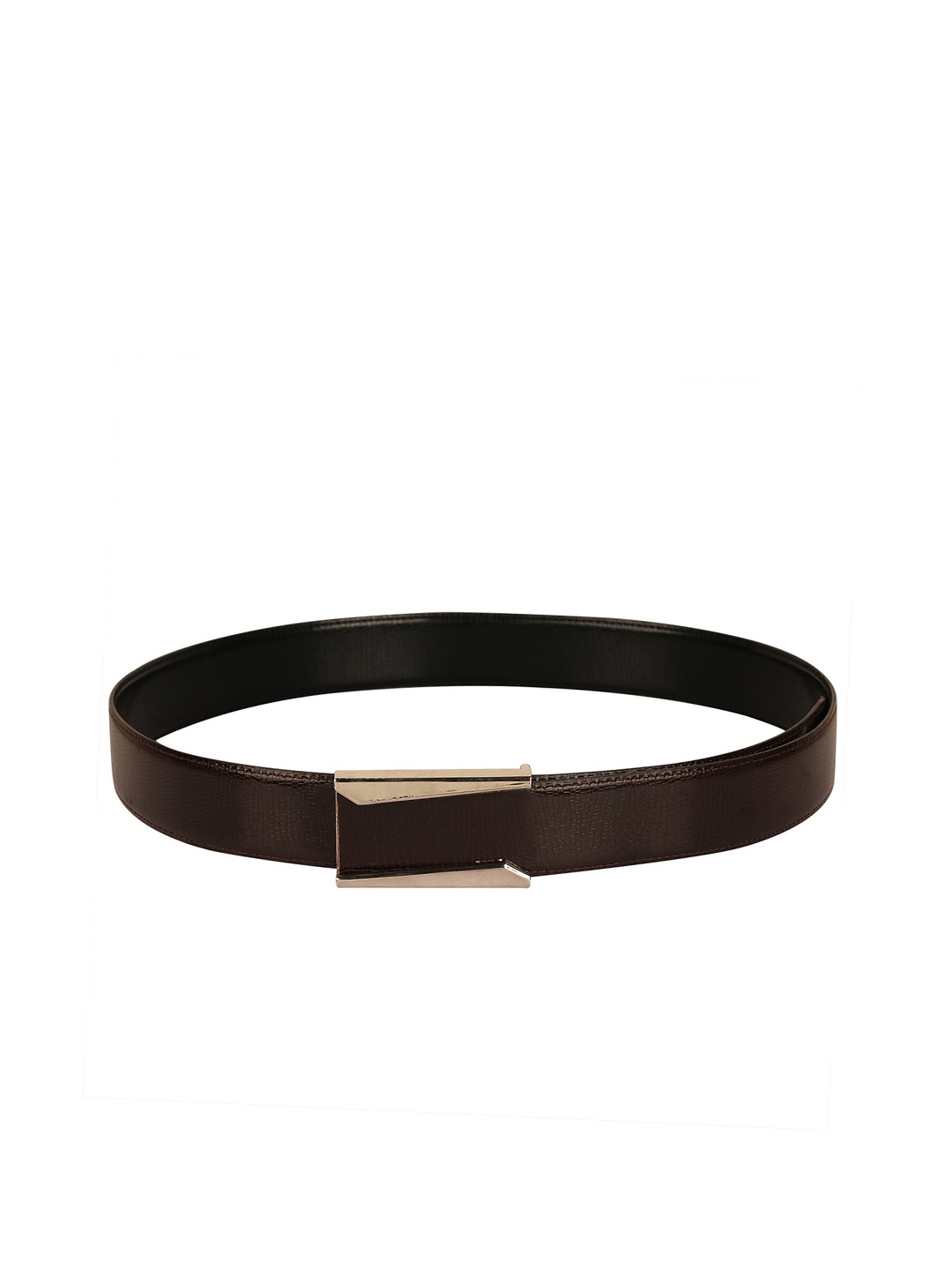 

Calvadoss Women Printed Textured PU Belt, Brown