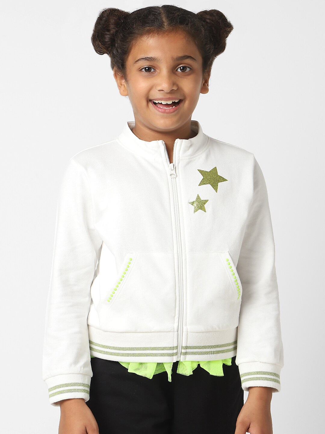 

KIDS ONLY Girls Solid Sweatshirt, White