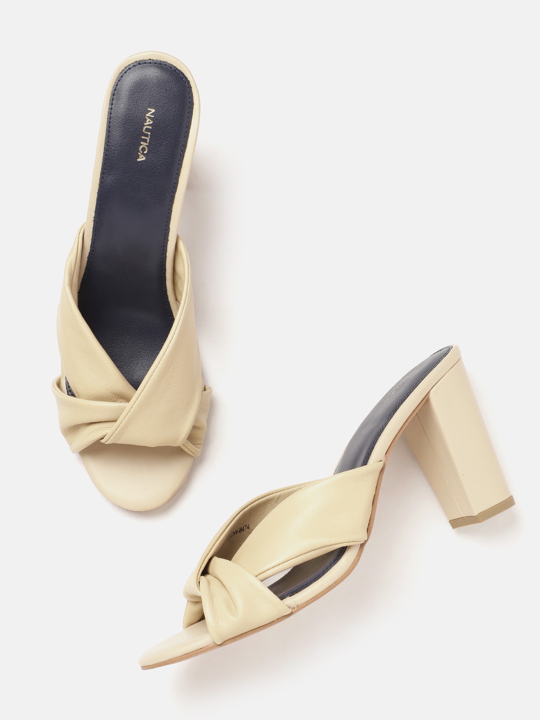 

Nautica Block Heel Sandals, Beige