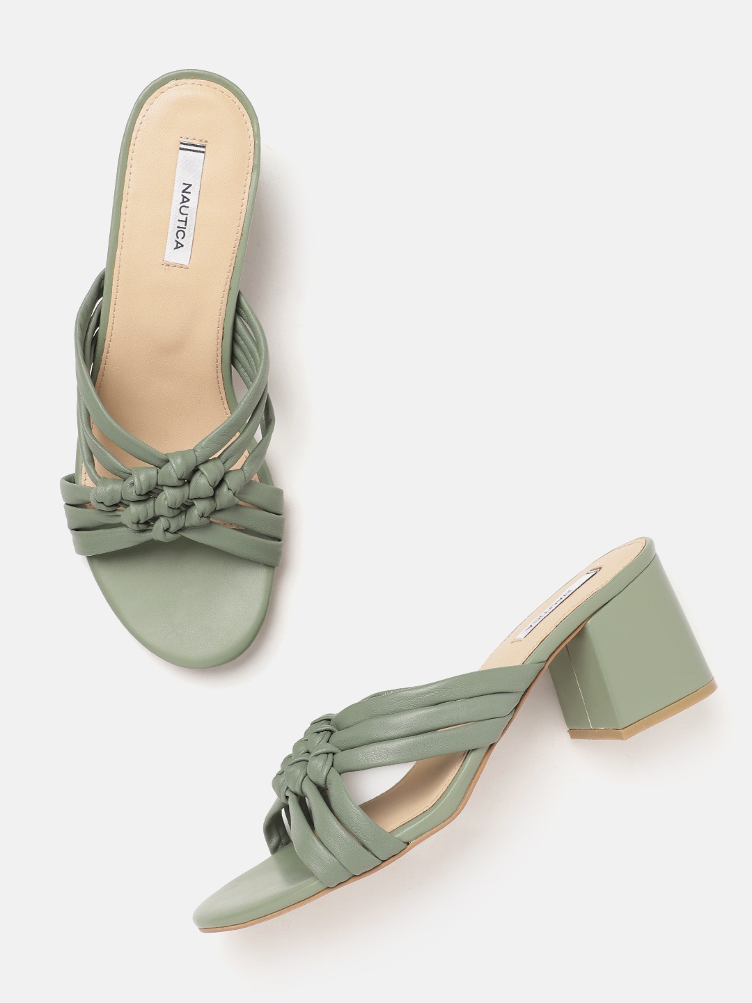 

Nautica Block Heel Sandals, Green