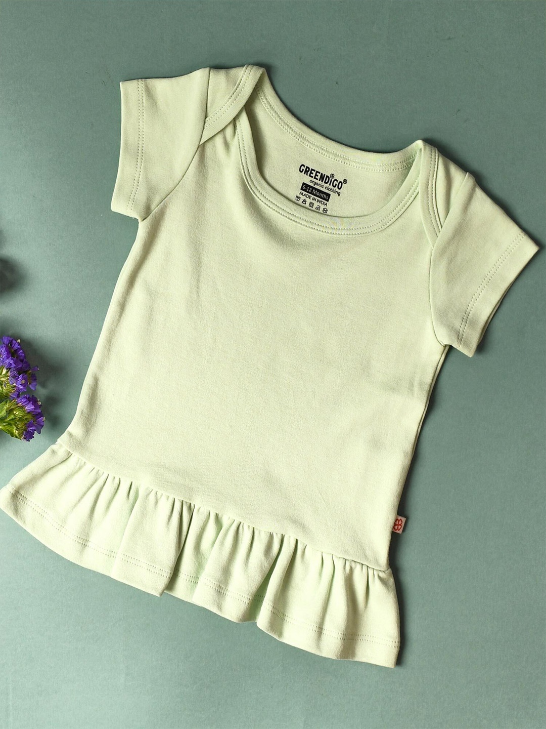 

GREENDIGO Green Organic Cotton Peplum Dress