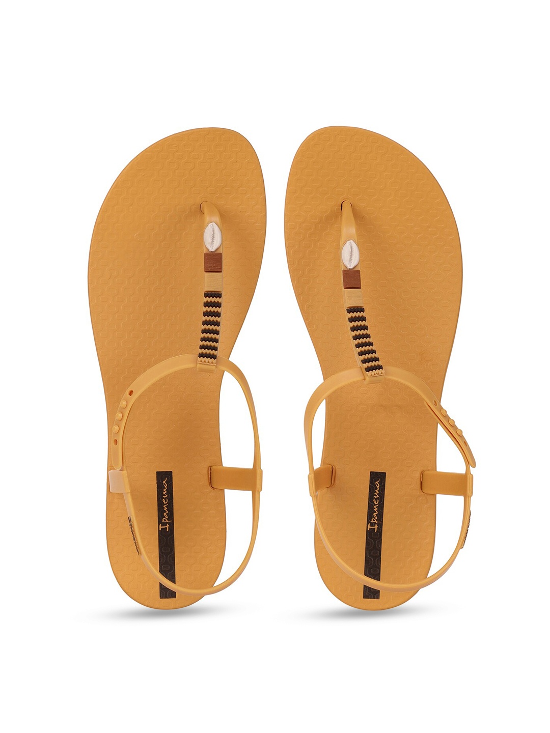 

iPanema Women Rubber Thong Flip-Flops, Mustard