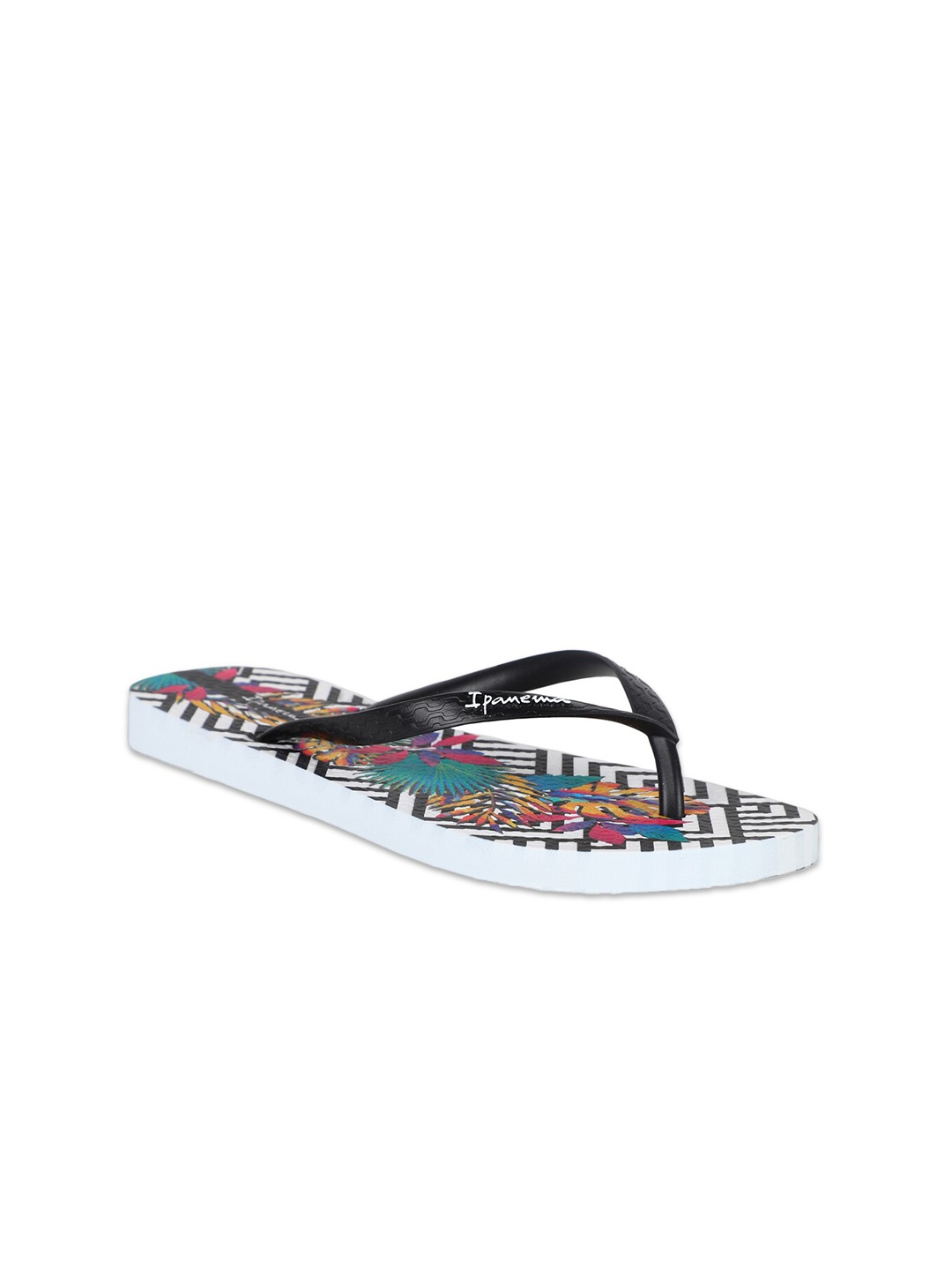 

iPanema Women White & Black Printed Room Slippers