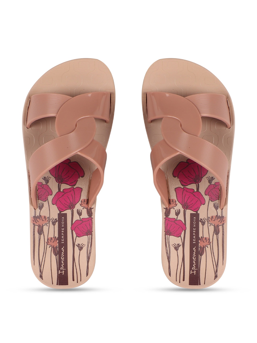 

iPanema Women Printed Sliders, Pink