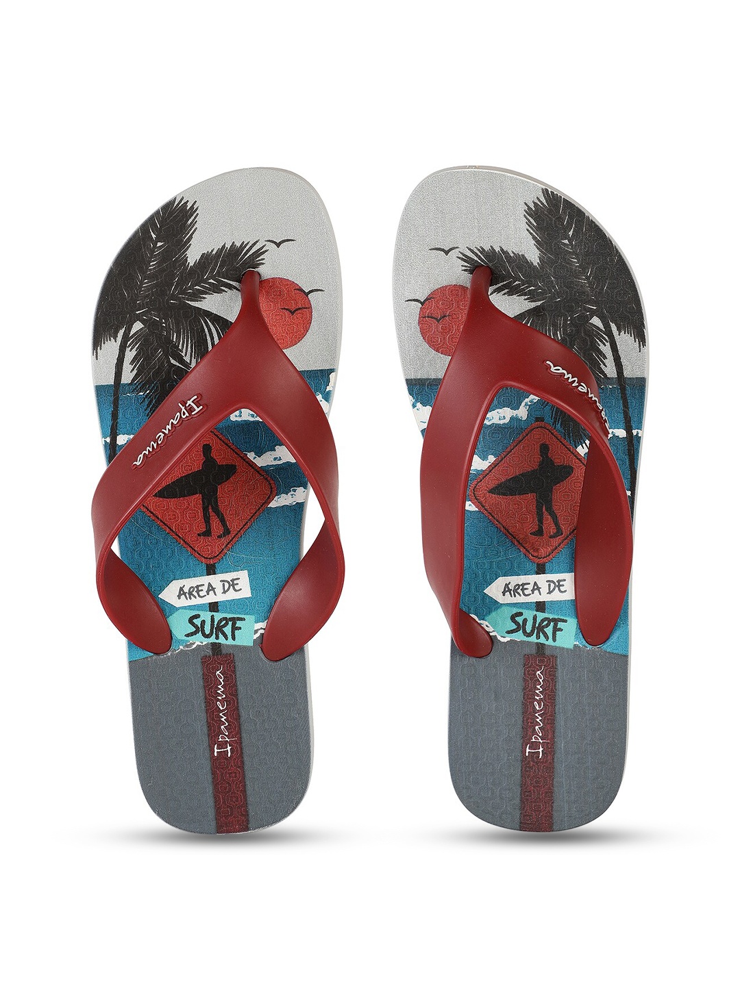 

iPanema Women Printed Thong Flip-Flops, Grey