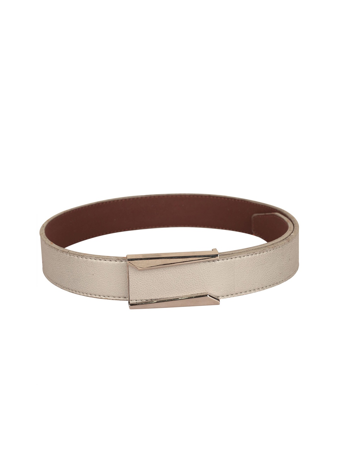 

Calvadoss Women Textured Belt, Silver