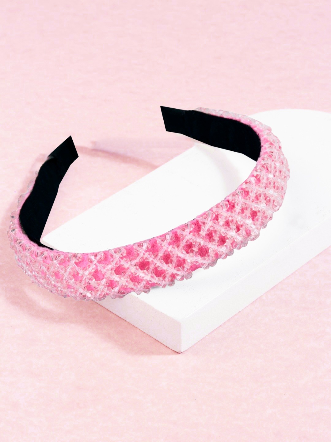 

OOMPH Women Embellished Hairband, Pink