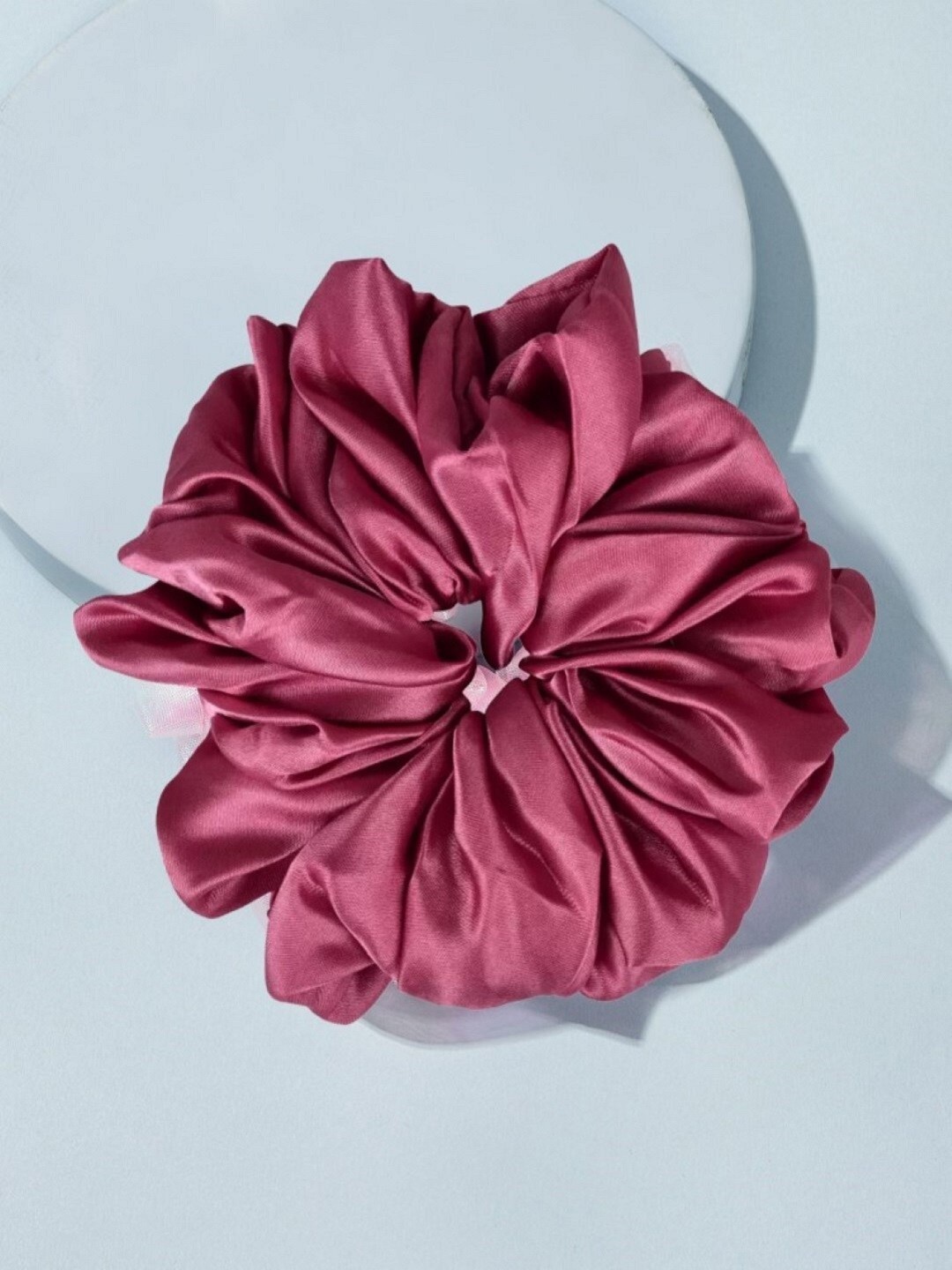 

OOMPH Women Solid Ponytail Holders, Pink