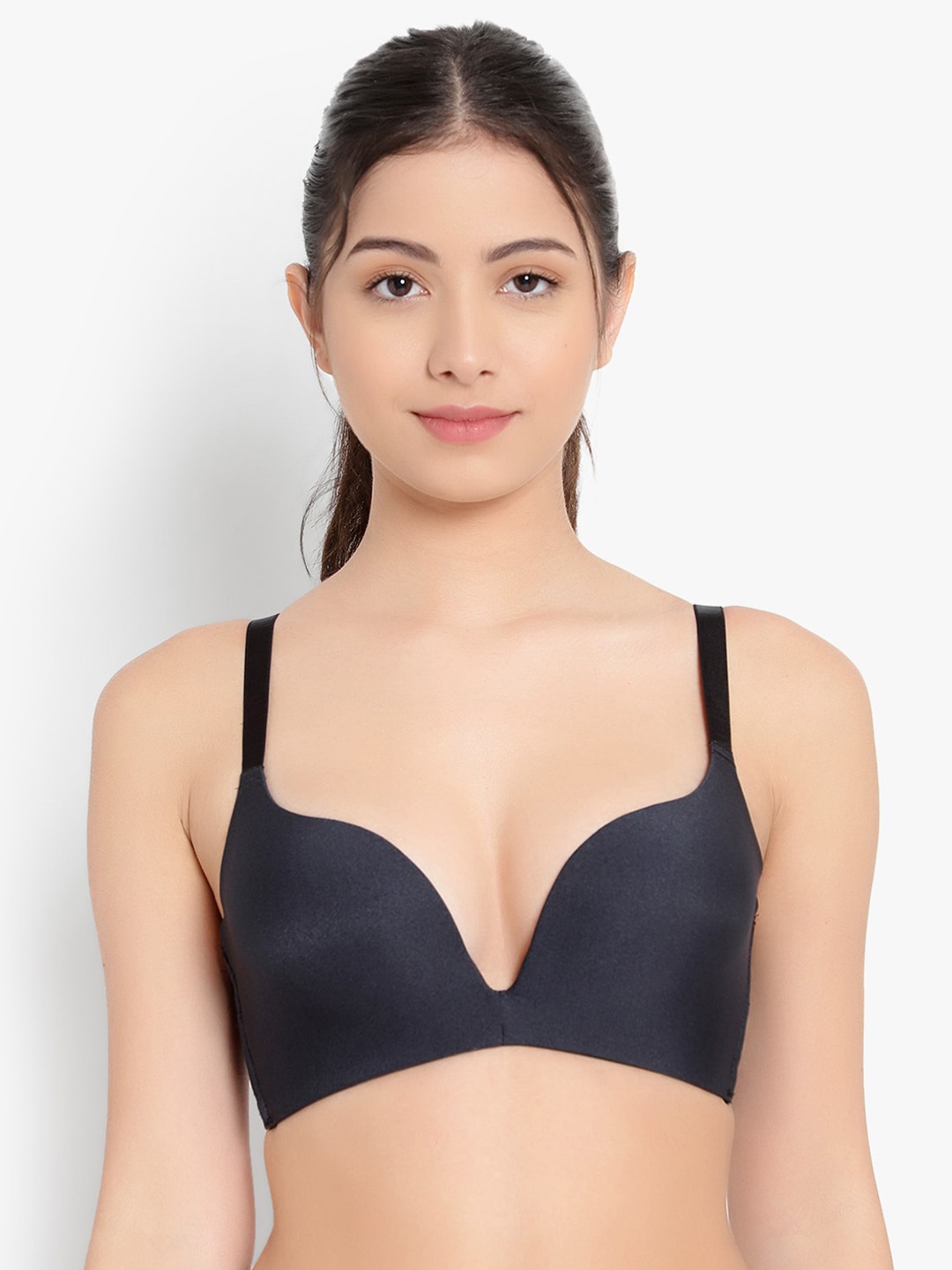 

PARKHA Women Black Seamless Pushup Bra