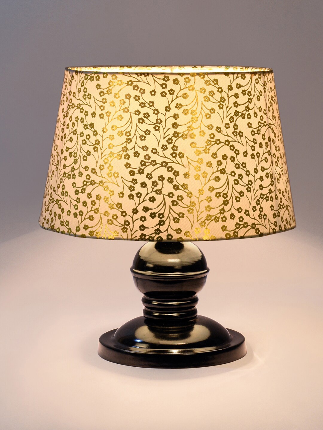

foziq Black & White Printed Frustum Metal Table Lamps