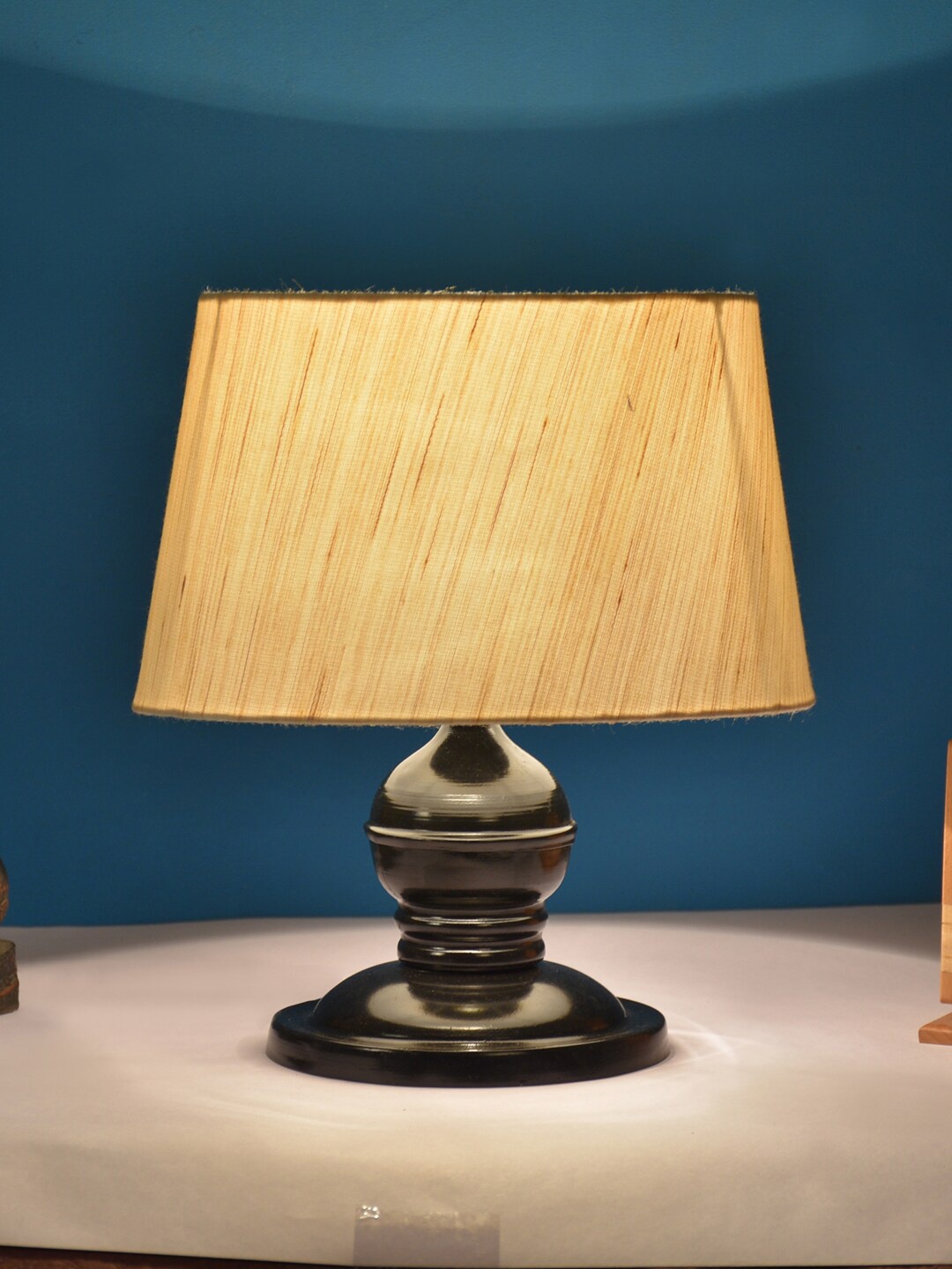 

foziq Black Solid Frustum-Shaped Table Lamps