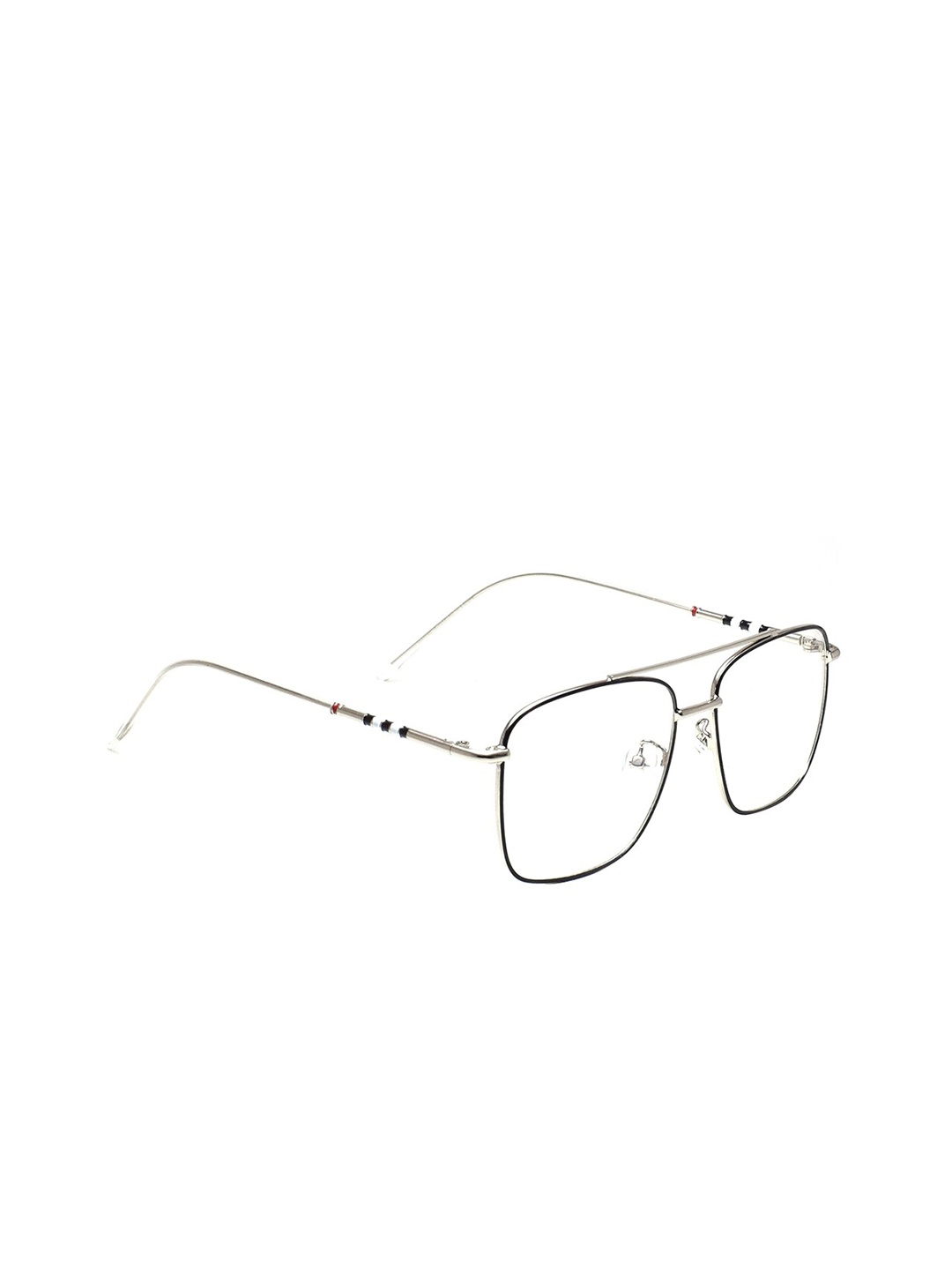 

Peter Jones Eyewear Unisex Silver-Toned Full Rim Square Frames