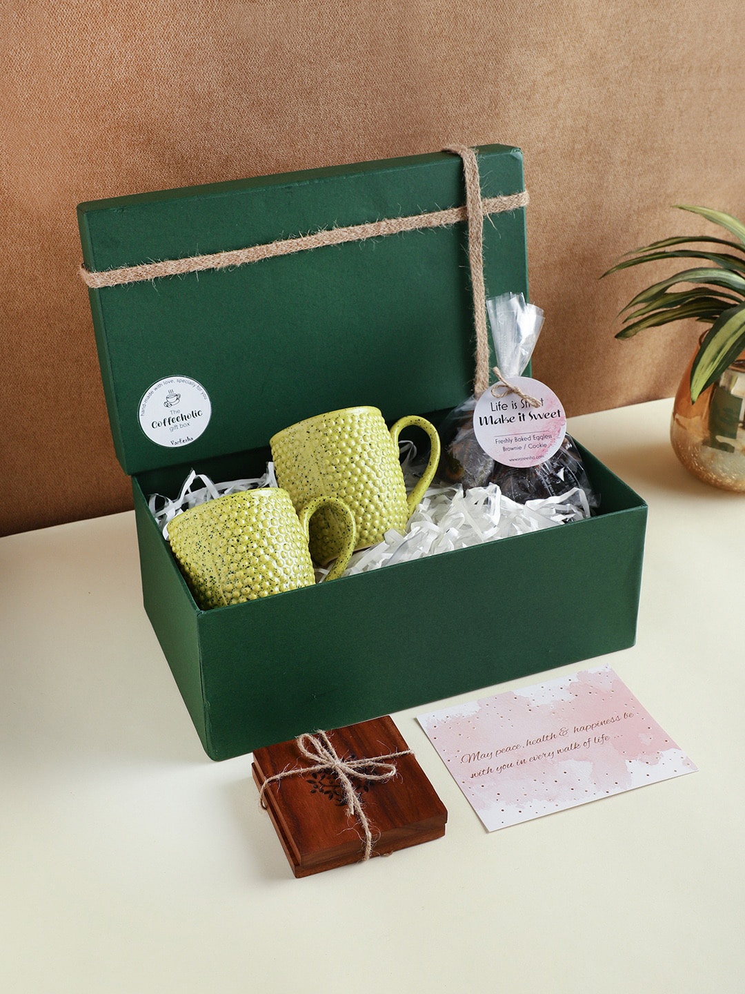 

VarEesha Textured Home Gift Sets, Green