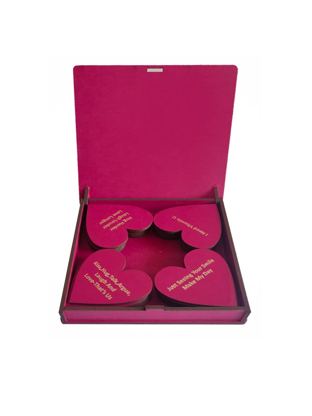 

Buyist Valentine Day Love Message Gift Box, Pink