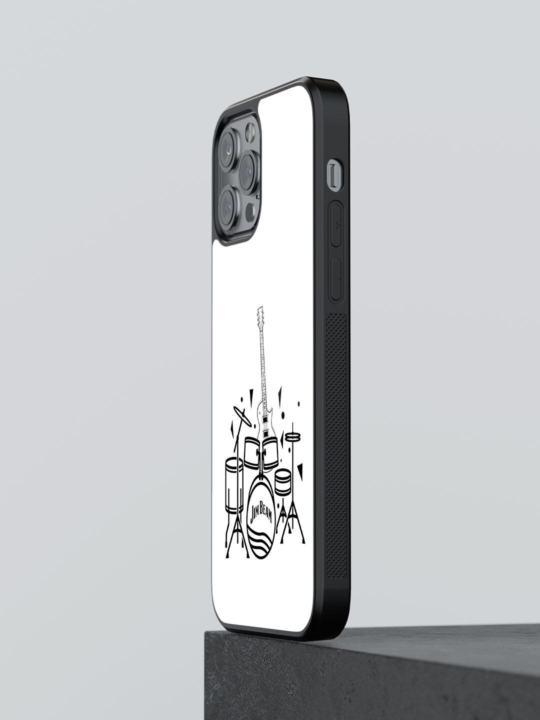 

macmerise White & Black Jim Beam The Band Printed iPhone 13 Pro Max Back Case
