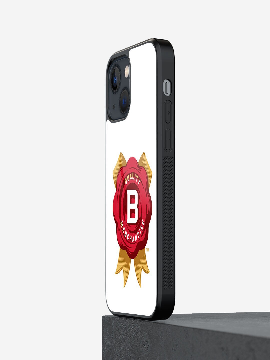 

macmerise White Printed iPhone 13 Glass Phone Case