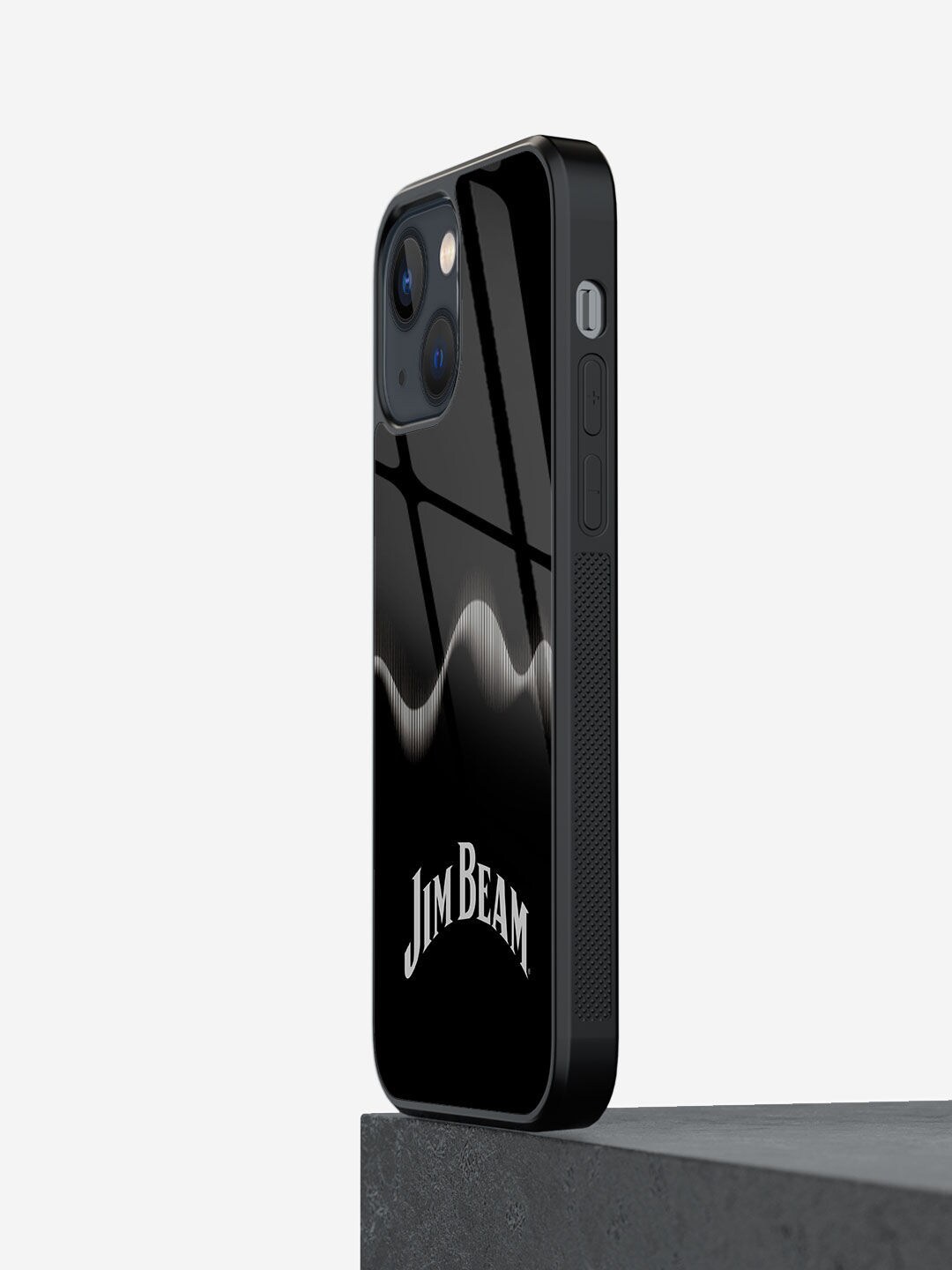 

macmerise Unisex Black Iphone 13 Glass Case, Multi