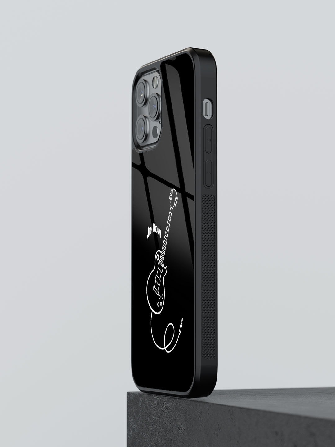 

macmerise Black & White Jim Beam Rock On iPhone 13 Pro Back Case