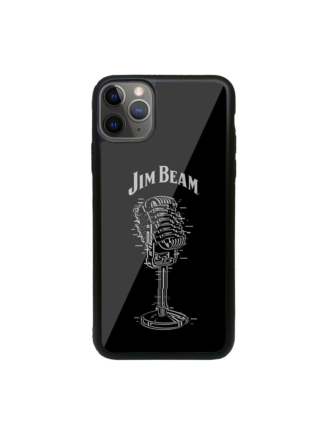 

macmerise Black & White Jim Beam Retro Mic Printed iPhone 11 Pro Max