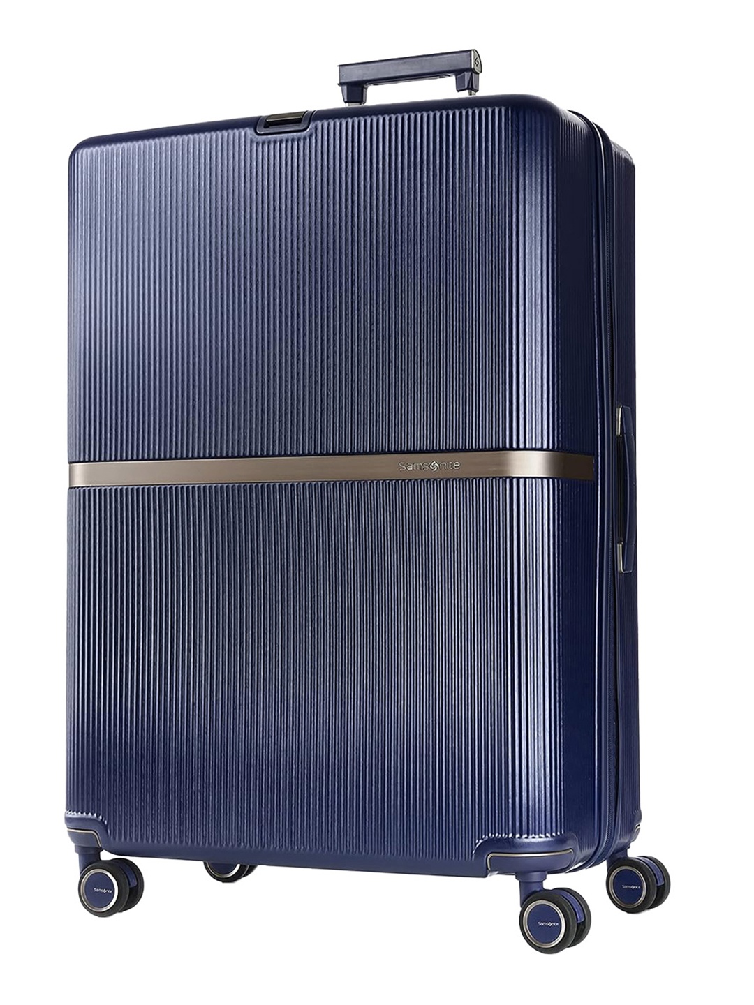 

Samsonite MINTER Textured Hard Large Trolley Bag, Blue