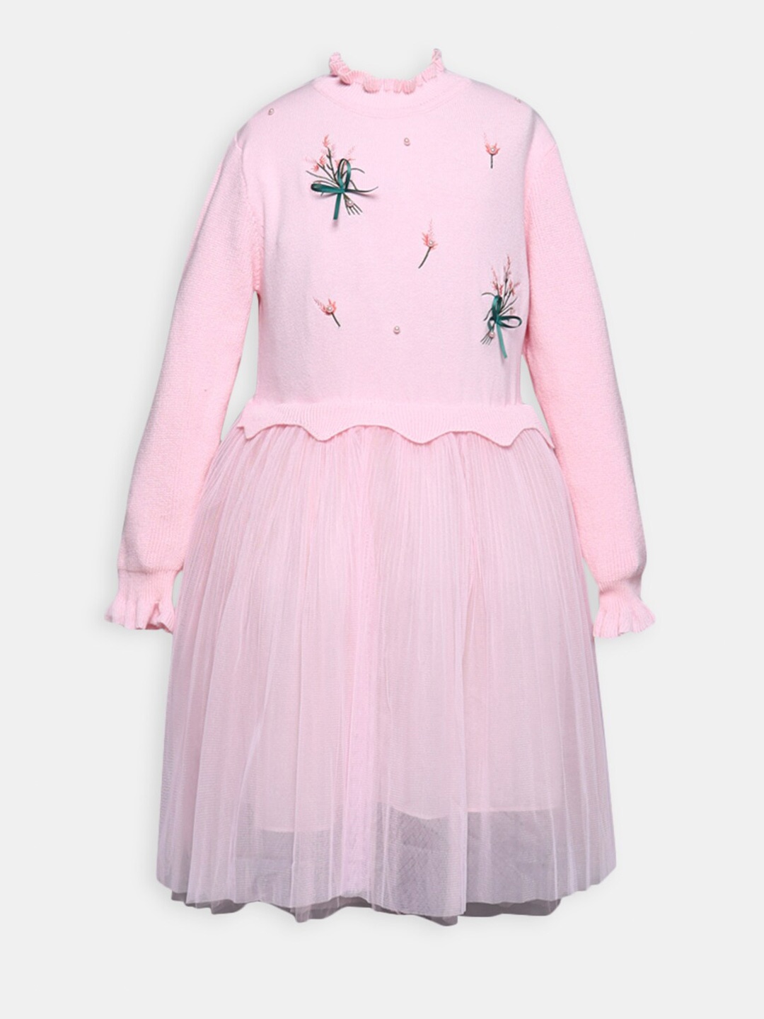 

Hopscotch Pink Peplum Dress