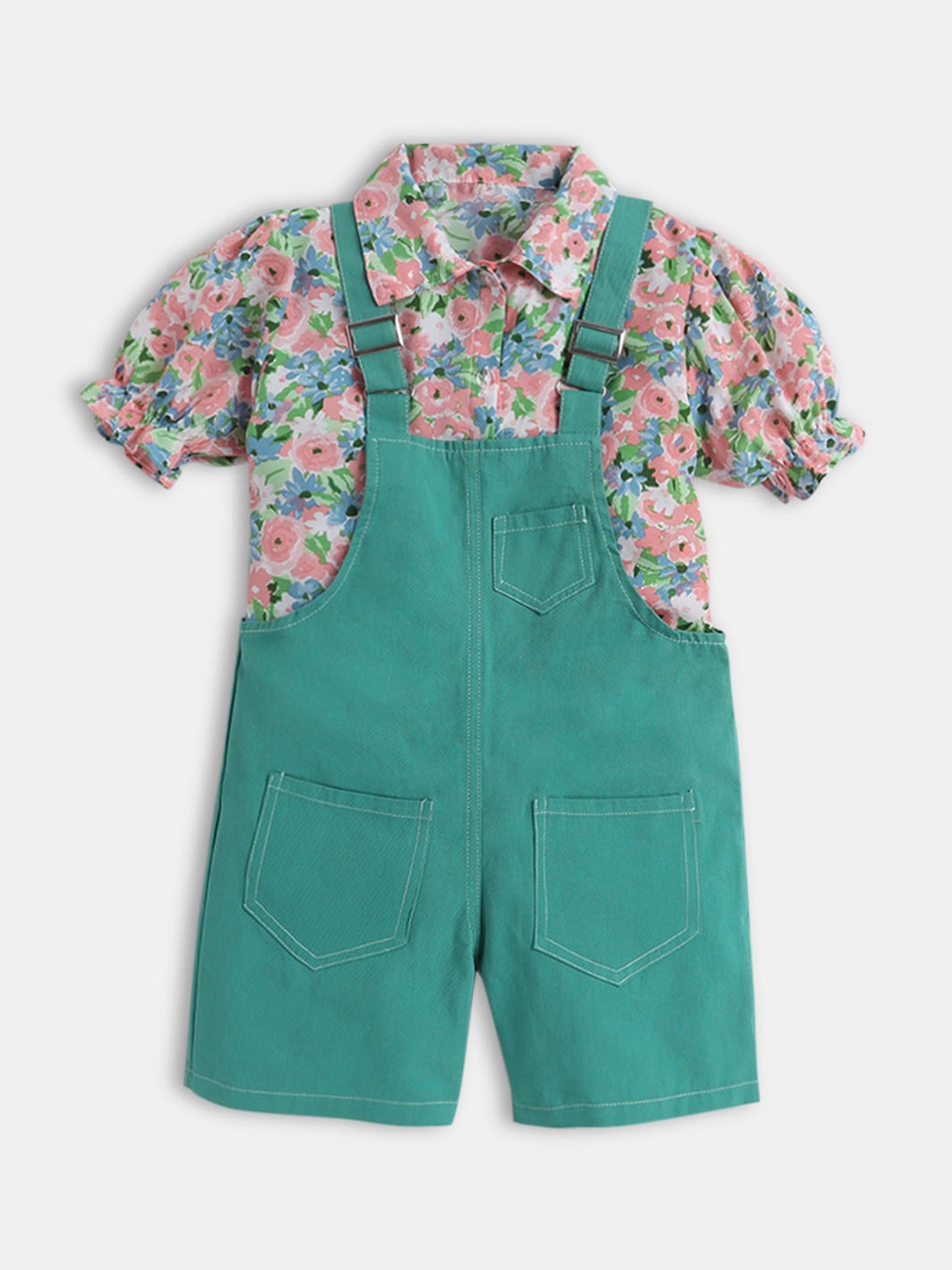 

Hopscotch Girls Green Clothing Set