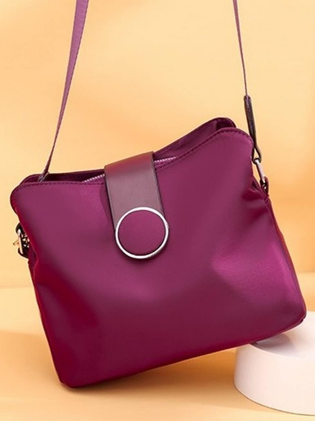 

Diva Dale Purple Shopper Hobo Bag
