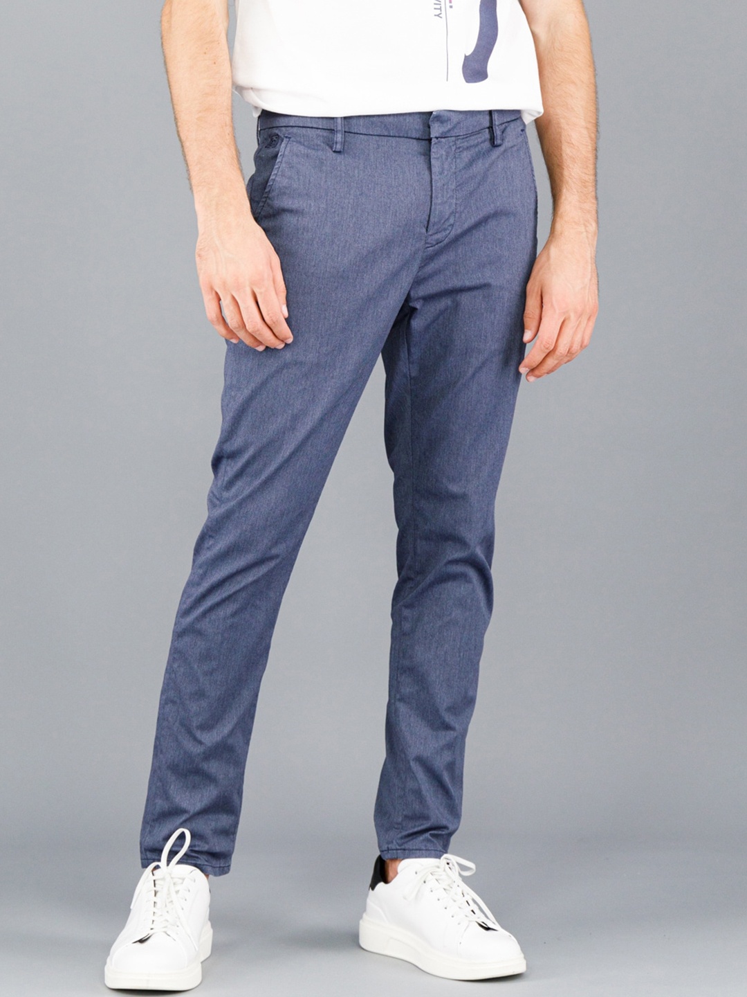 

FREESOUL Men Blue Trousers