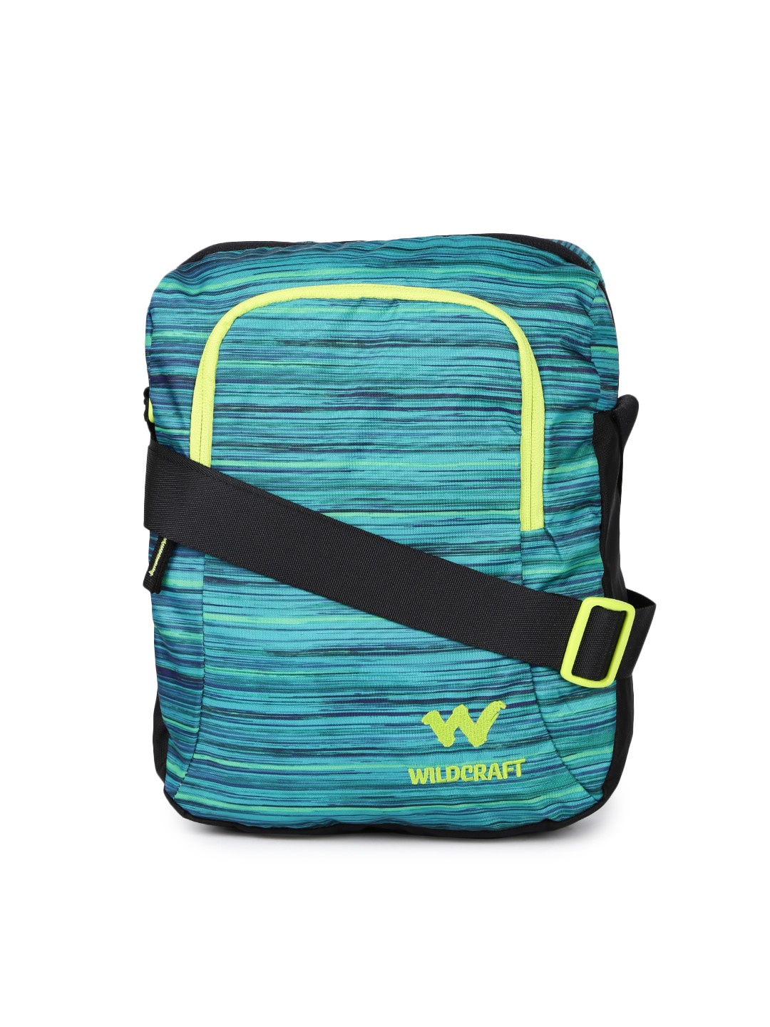 

Wildcraft Unisex Blue Striped Messenger Bag, Green