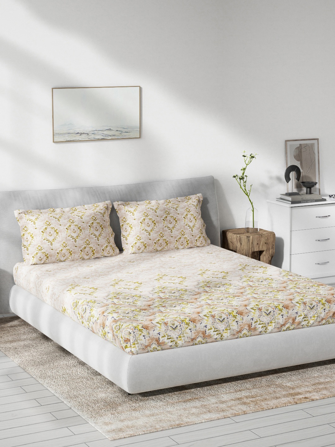 

DDecor Unisex Beige Bedsheets