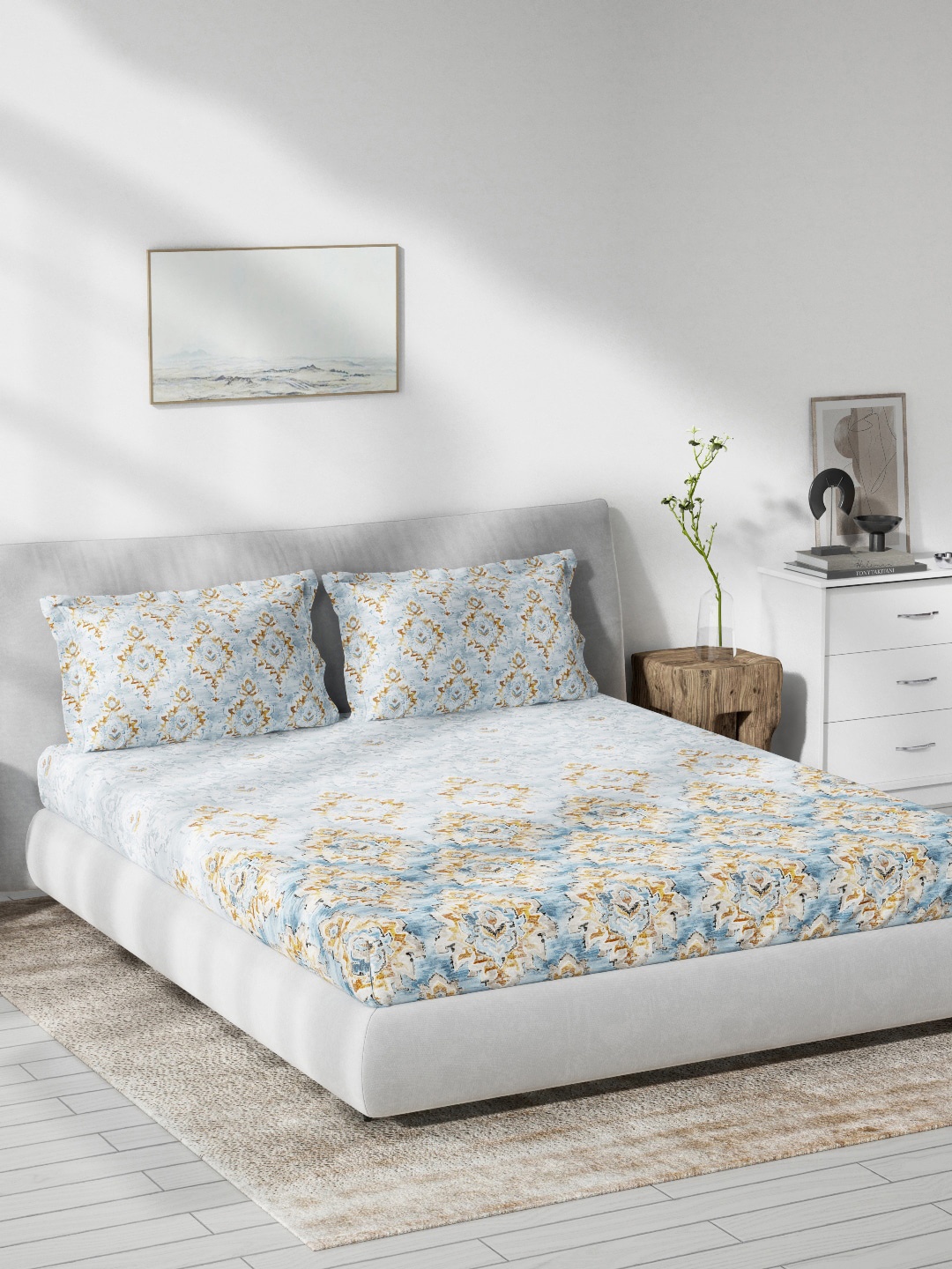 

DDecor Unisex Blue Bedsheets