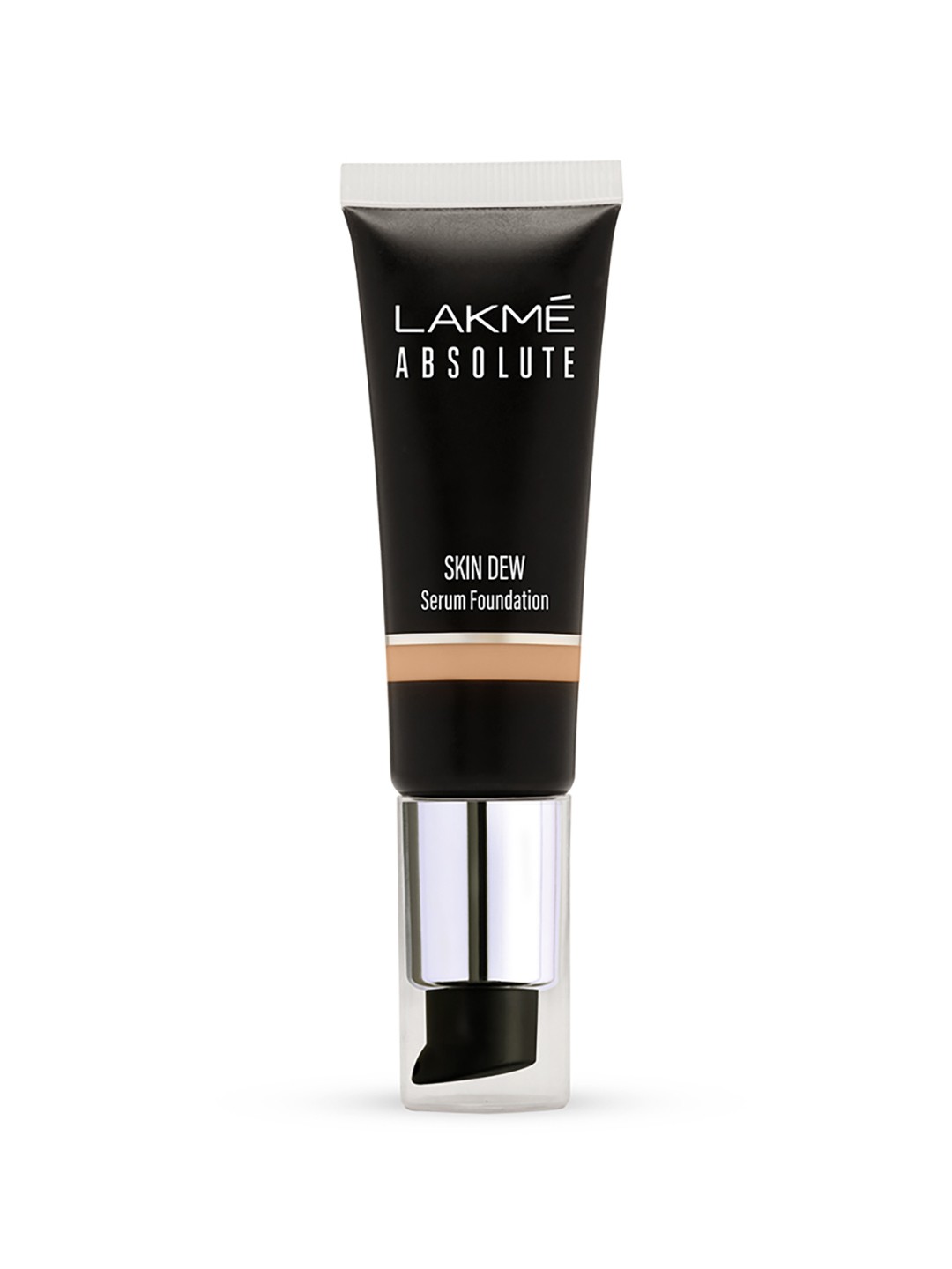 

Lakme Absolute Skin Dew Serum Foundation with Niacinamide 30 g - Warm Beige, Black