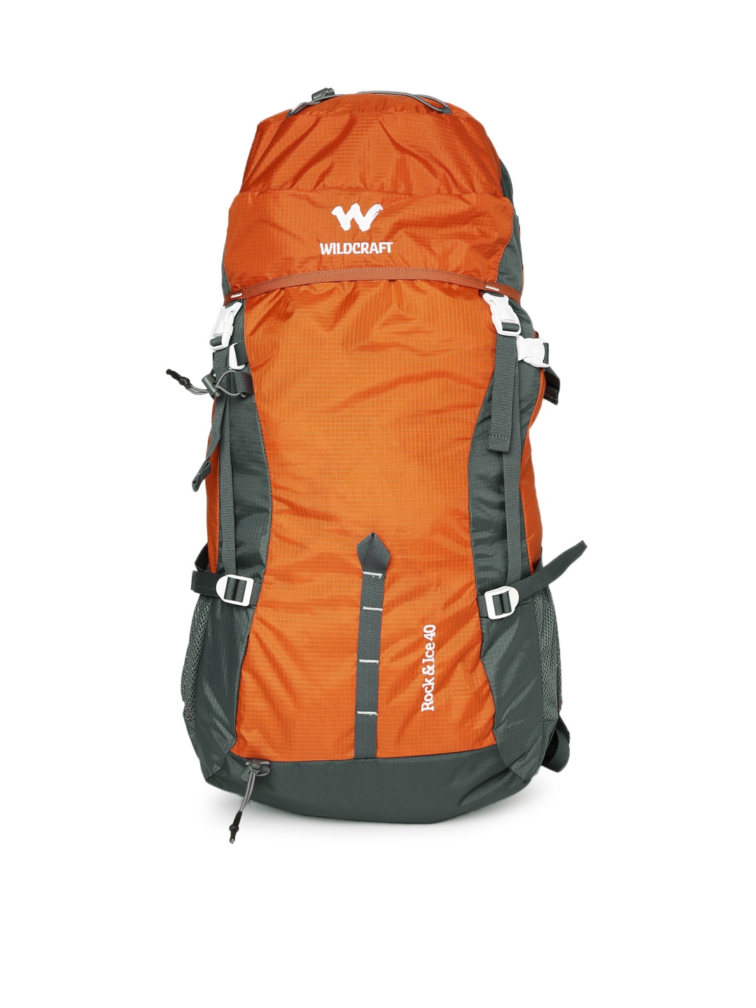 

Wildcraft Unisex Orange & Grey Rock & Ice Rucksack