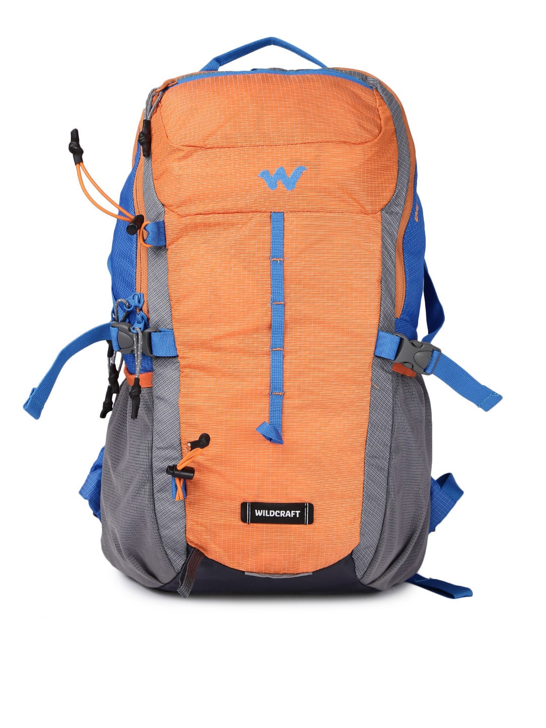 

Wildcraft Unisex Orange & Blue Printed Daypack 25 Rucksack