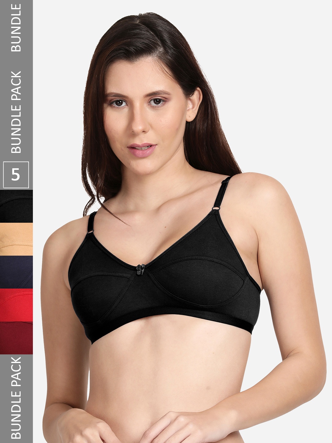

shyaway Pack of 5 Everyday Bra, Nude