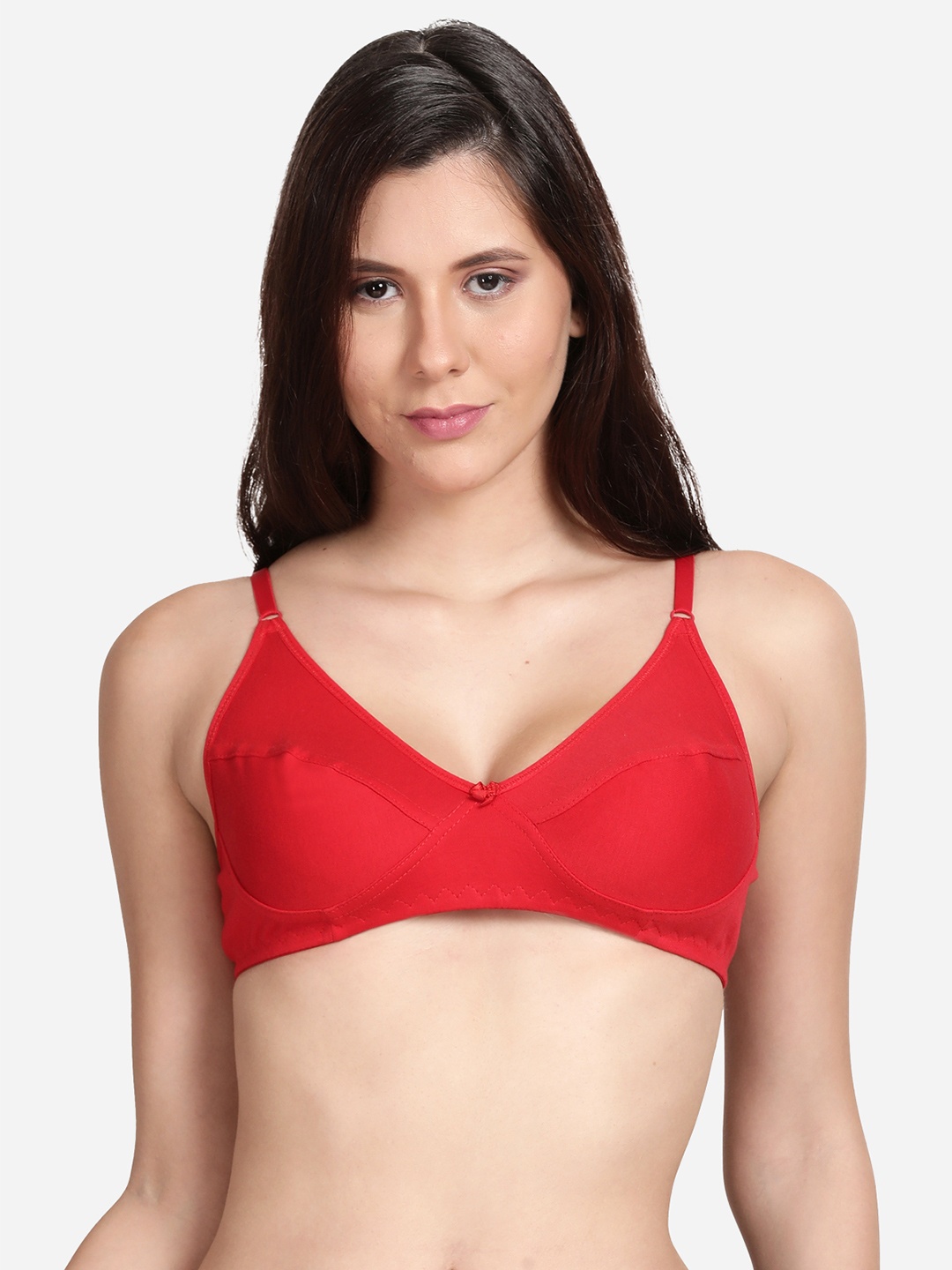 

shyaway Non-Wired Non Padded Bra, Red
