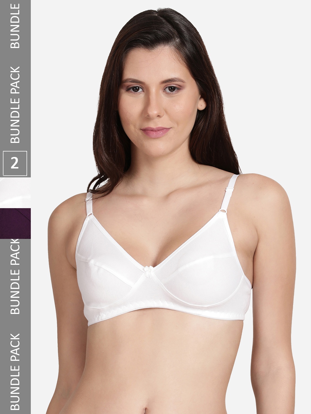 

shyaway Pack Of 2 Non Padded Everyday Bra, White