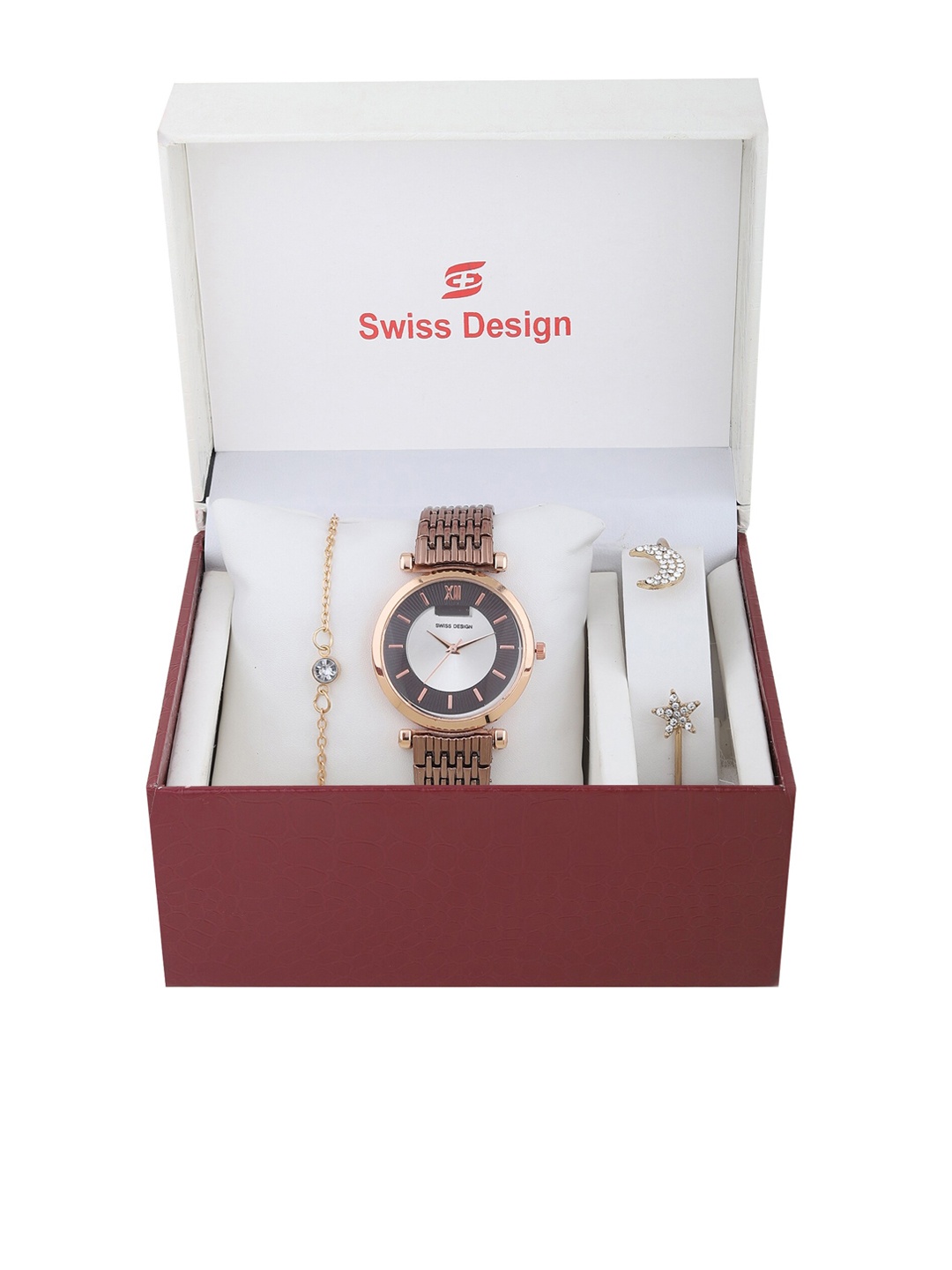 

Swiss Design Women Copper Watch Gift Set SD-Watch Gift Set-37