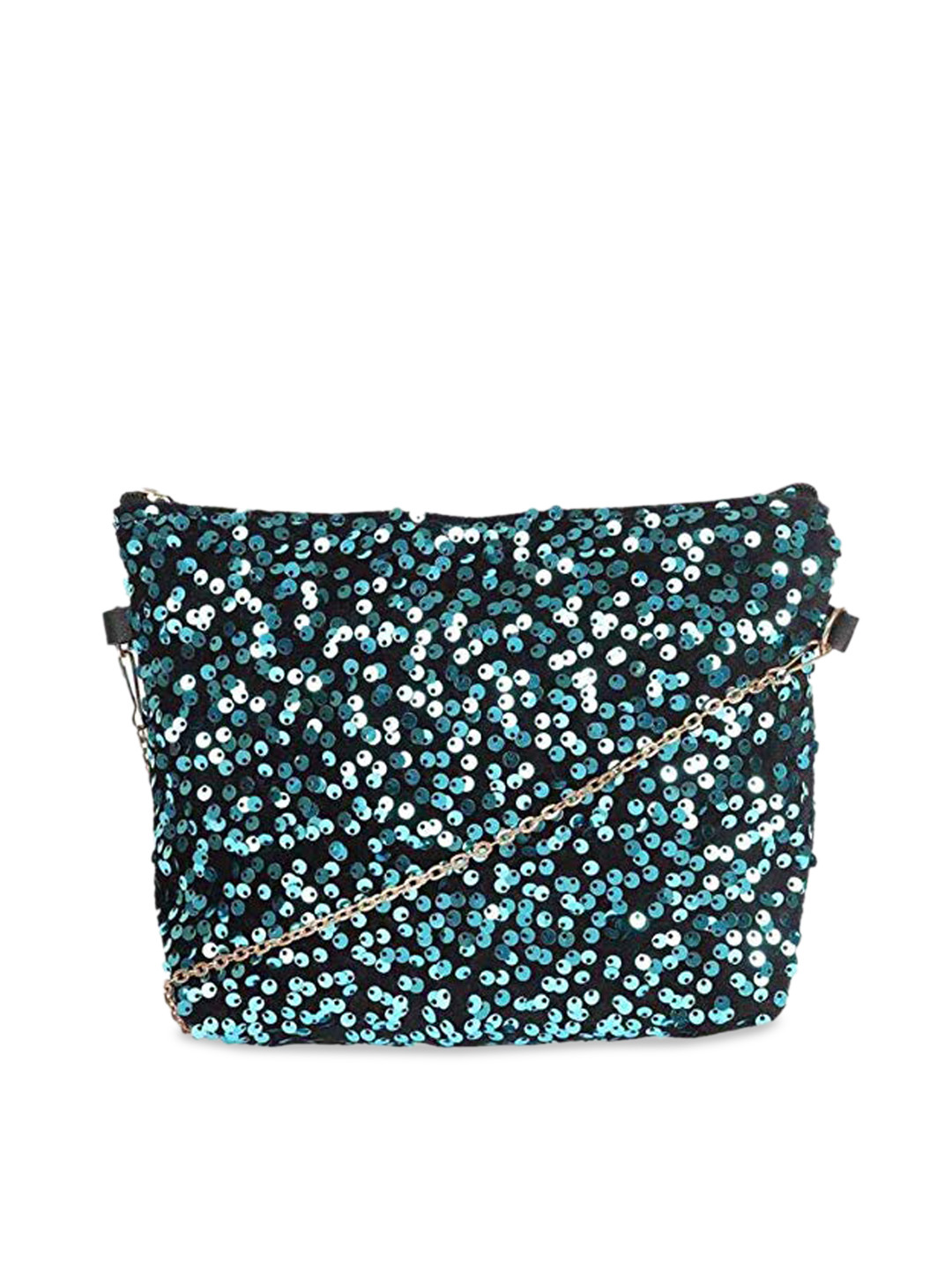 

DN Creation Blue Printed PU Swagger Sling Bag